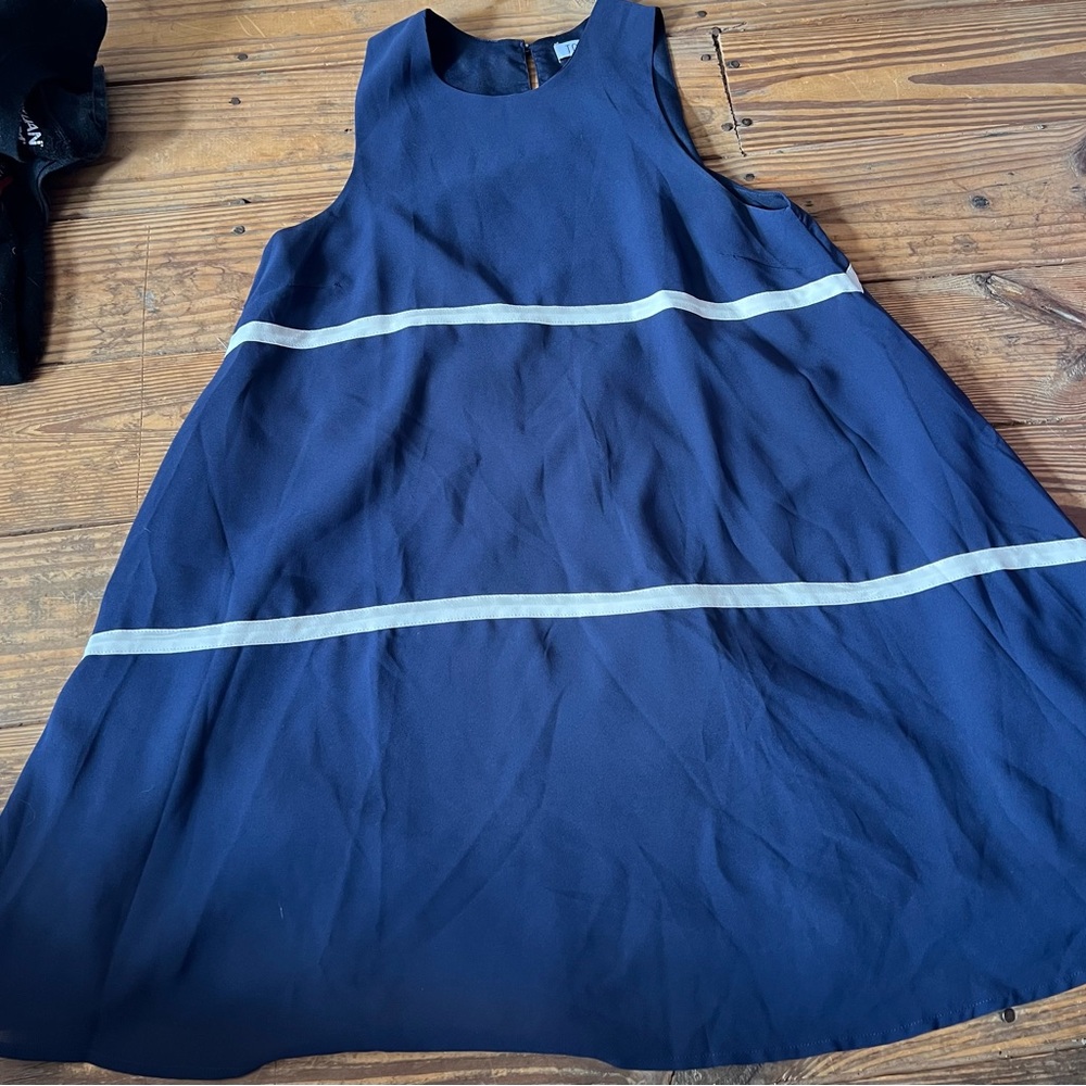 Tobi Navy Blue A-Line Mini Dress